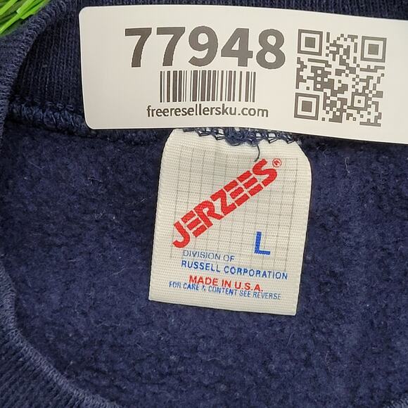 Vintage 80s No-Problem Sweatshirt Women Large 22x24 Baggy USA - Picture 8 of 15